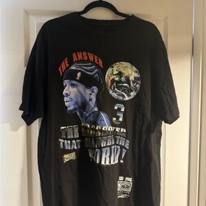 Mitchell & Ness Black Allen Iverson T-shirt